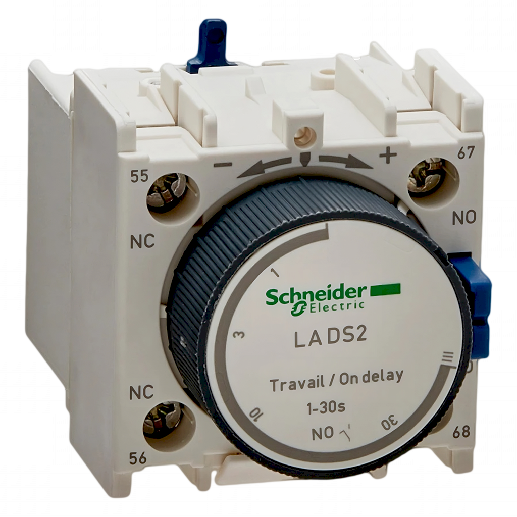 [15069] Temporizador Tesys Deca Neumatico Al Trabajo 1NA + 1NC Contactor Schneider Electric
