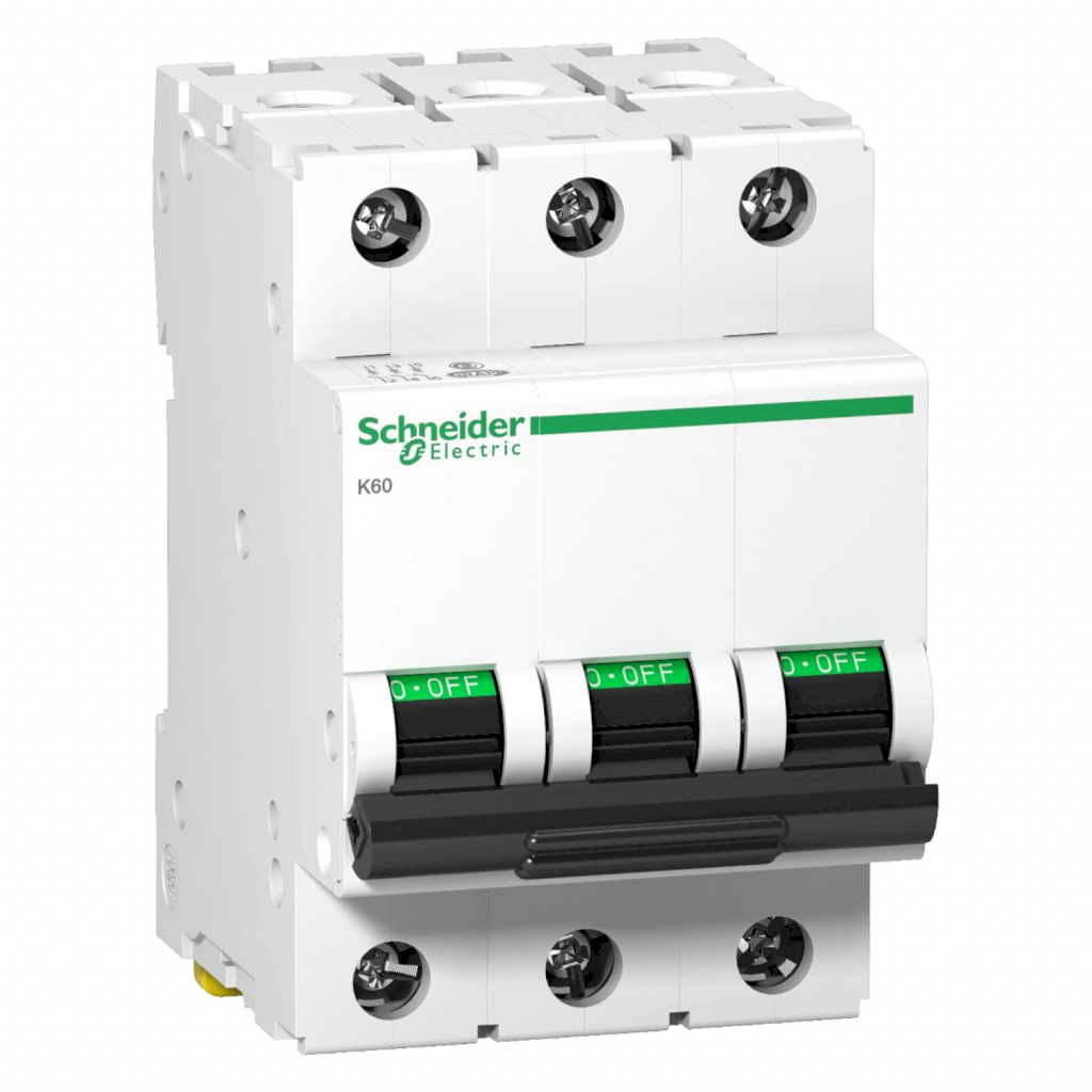 [20407] Interruptor Termomagnético A9N11 3x6A 4,5kA Curva C Schneider Electric