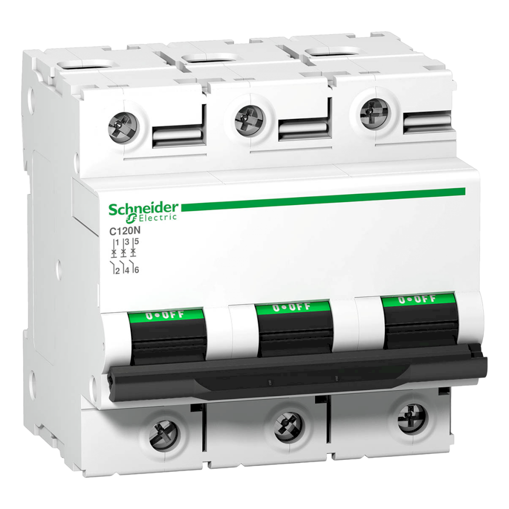 Interruptor Termomagnético A9N18 3x100A 10kA Curva C Schneider Electric