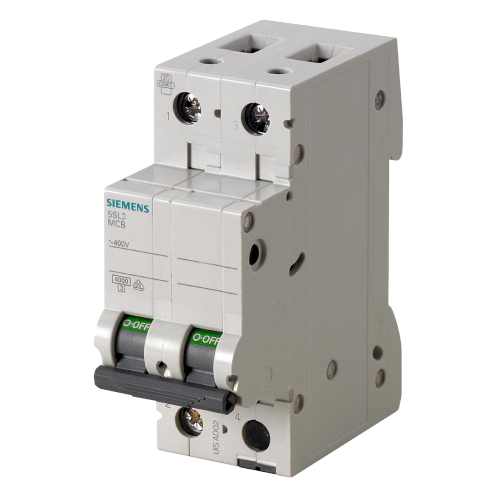 [25781] Interruptor Termomagnético 5SL32 2x25A 4,5kA Curva C Siemens