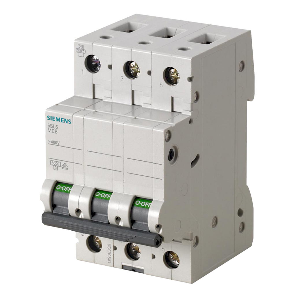 [25853] Interruptor Termomagnético 5SL63 3x25A 6kA Curva C Siemens