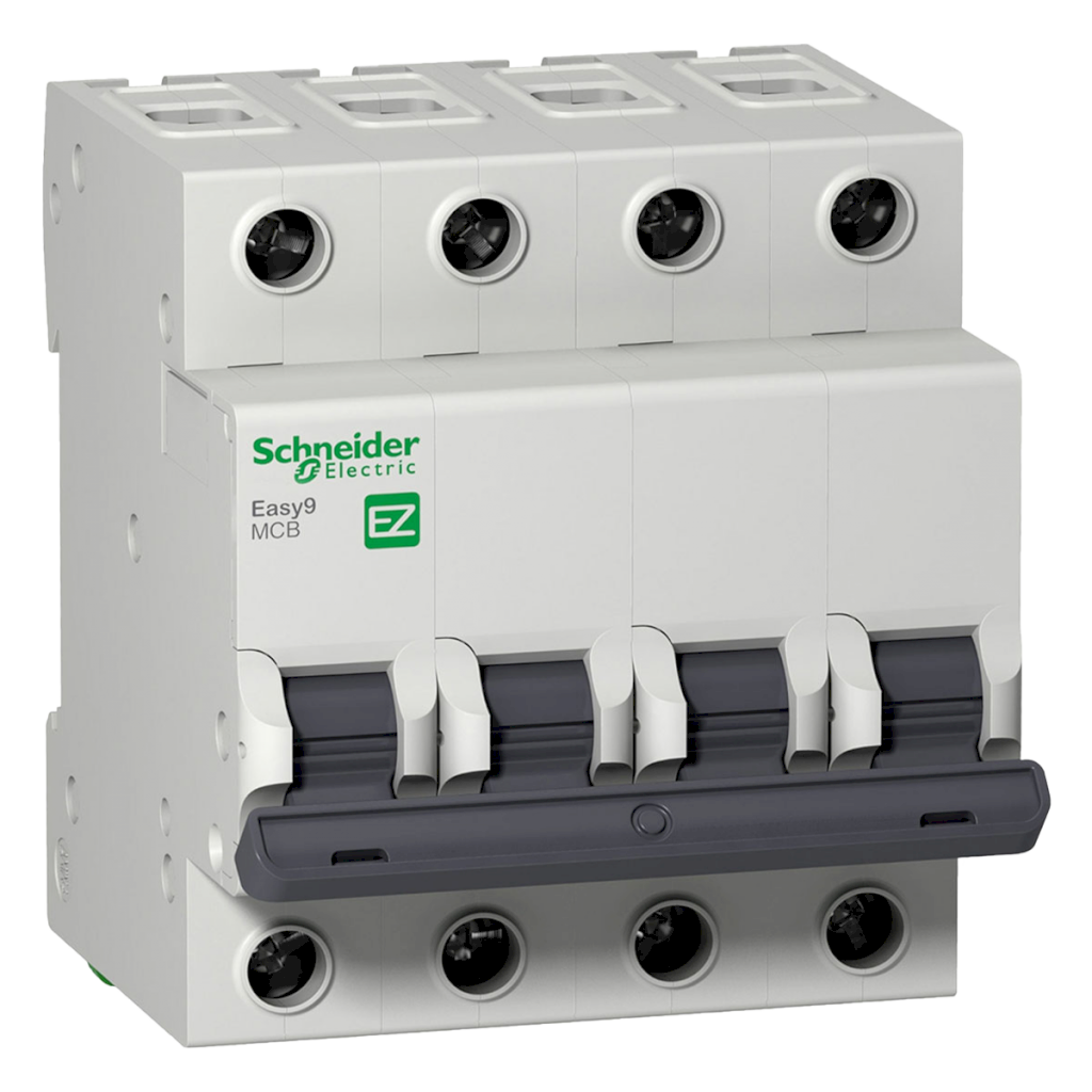 [27648] Interruptor Termomagnético EZ9F3 4x32A 4,5kA Curva C Schneider Electric