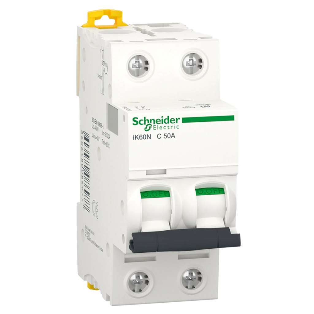 [27686] Interruptor Termomagnético A9K24 2x50A 6kA Curva C Schneider Electric