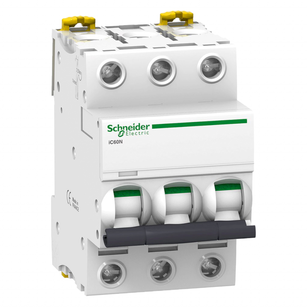 Interruptor Termomagnético A9F74 3x2A 10kA Curva C Schneider Electric