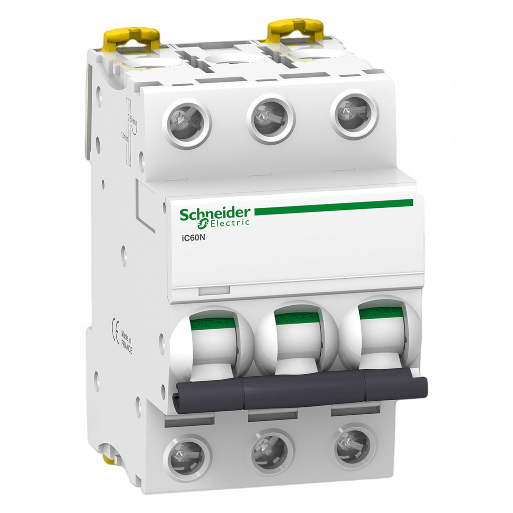 Interruptor Termomagnético A9F74 3x20A 10kA Curva C Schneider Electric