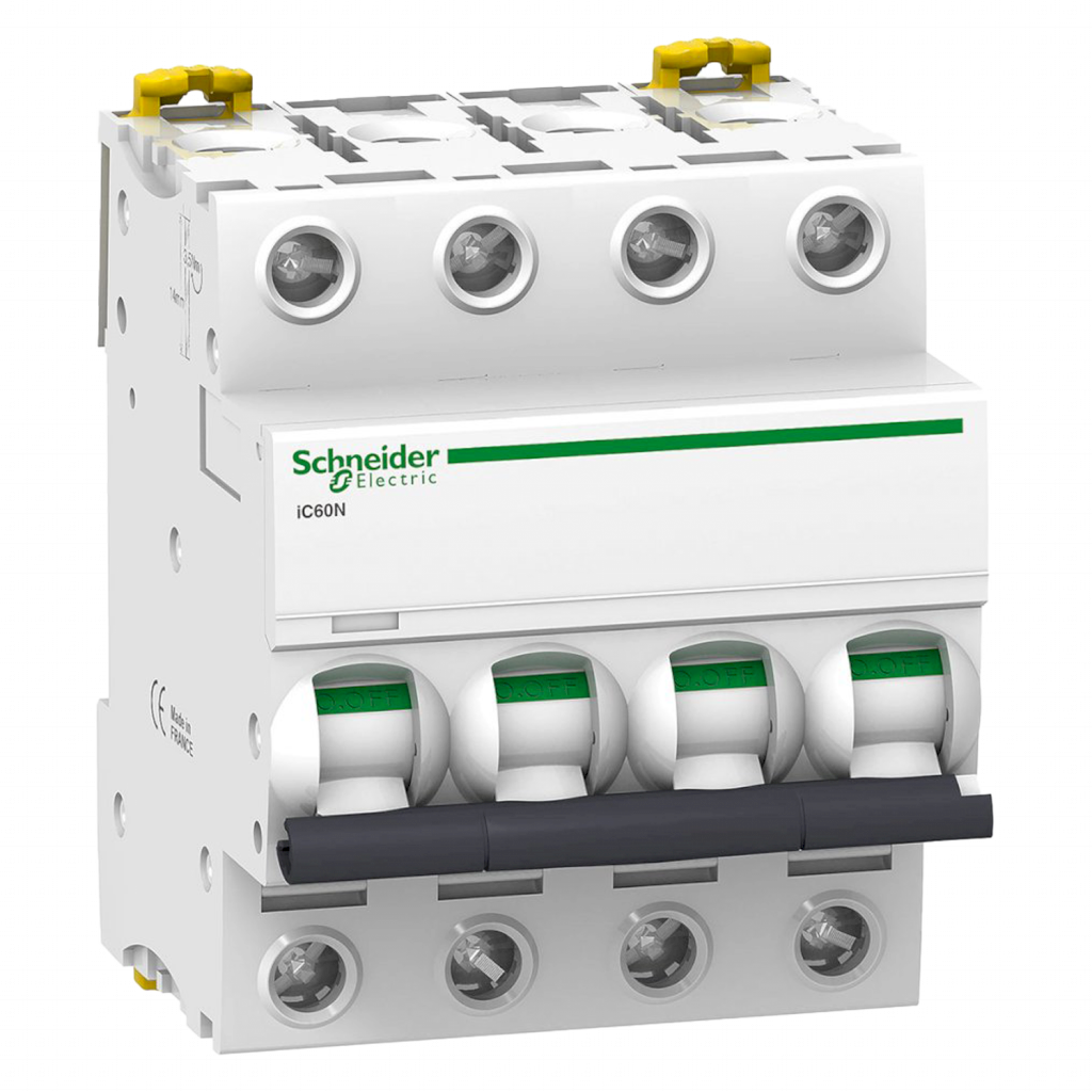 Interruptor Termomagnético A9F74 4x25A 10kA Curva C Schneider Electric