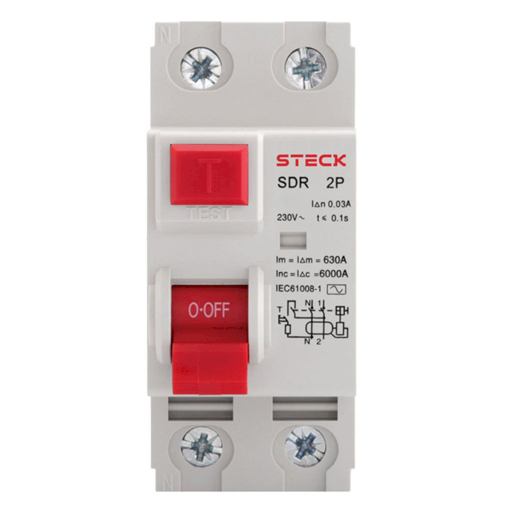 [31670] Interruptor Diferencial SDR26 2x63A 30mA Steck Electric