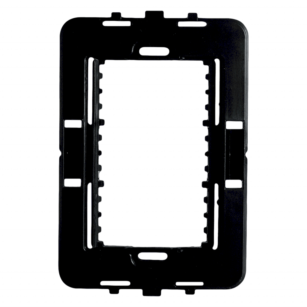 [31336] Bastidor Base PVC 3 Módulos Negro Schneider Electric