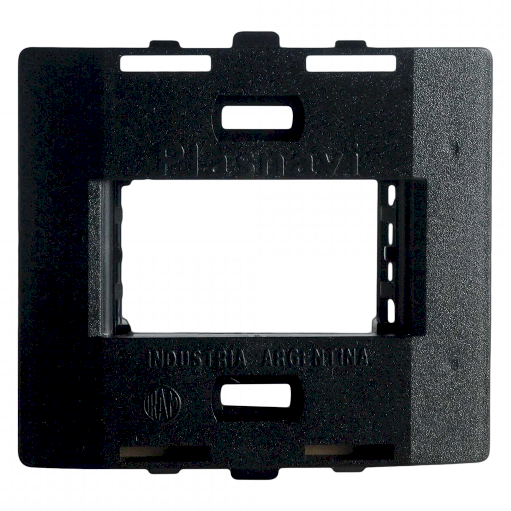 Bastidor Roda PVC Mignon 1 Módulo Negro Schneider Electric