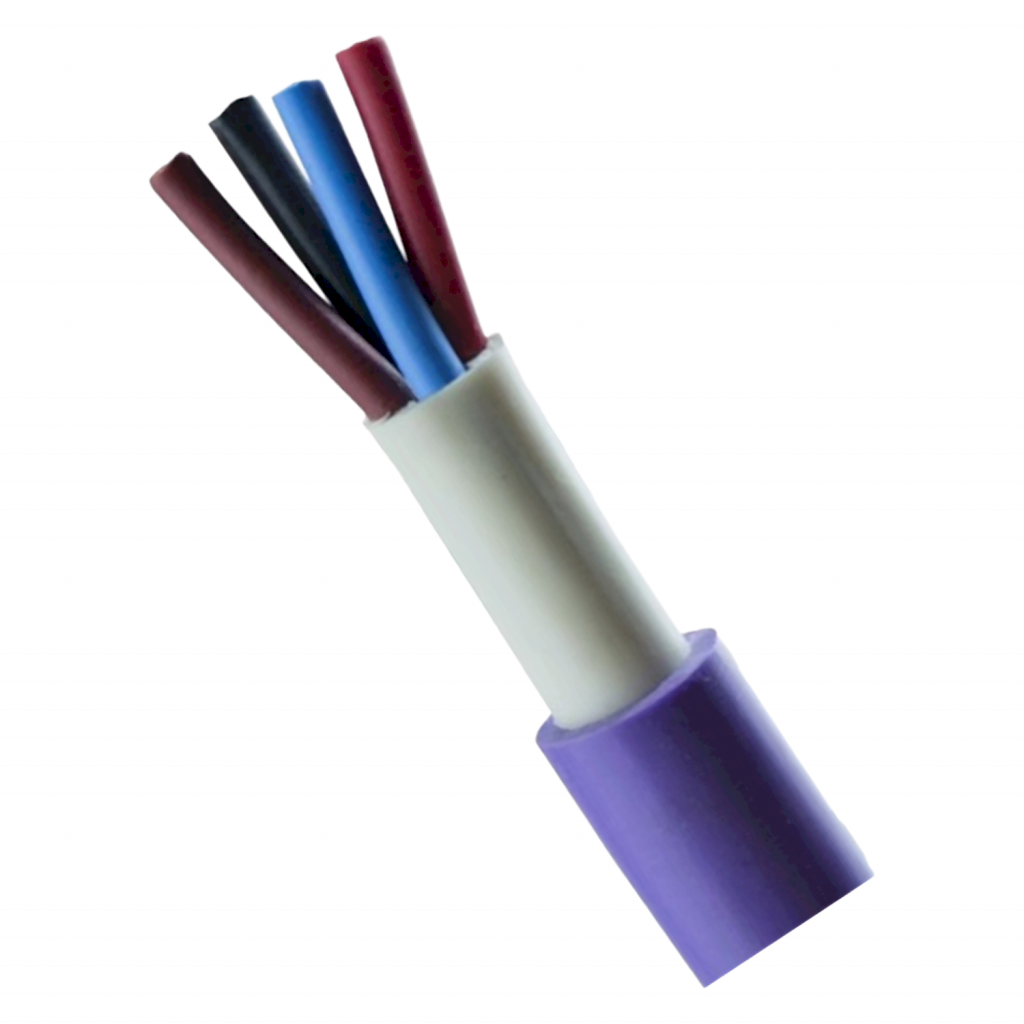 Cable Subterraneo 4x6mm2 37A PVC Violeta Argenplas