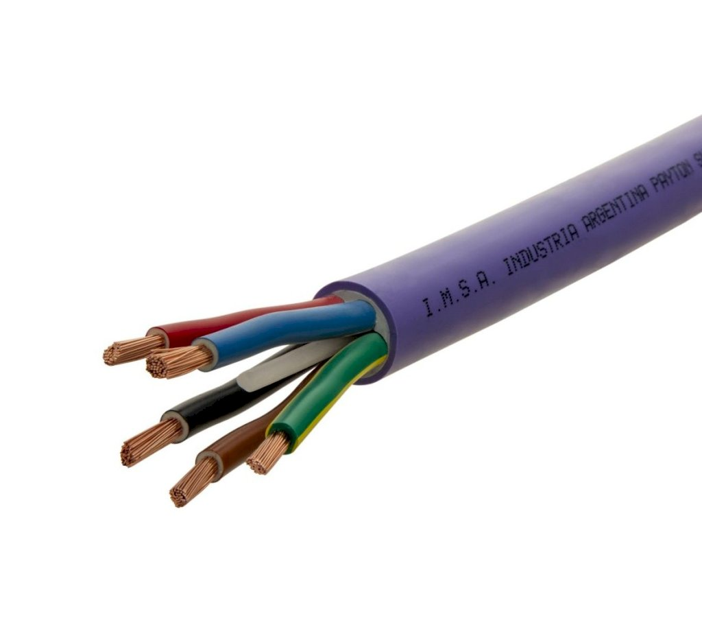[23151] Cable Subterraneo 5x2,5mm2 22A PVC Violeta Imsa