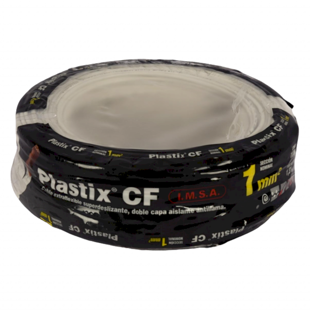 Cable Unipolar 1mm2 PVC Blanco (x 100Mts) Imsa