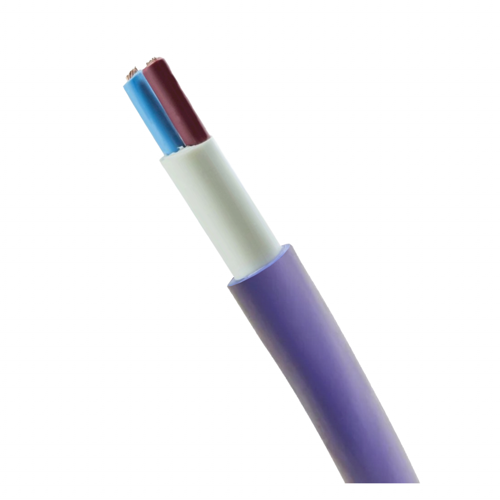 Cable Subterraneo 2x4mm2 35A PVC Violeta Argenplas