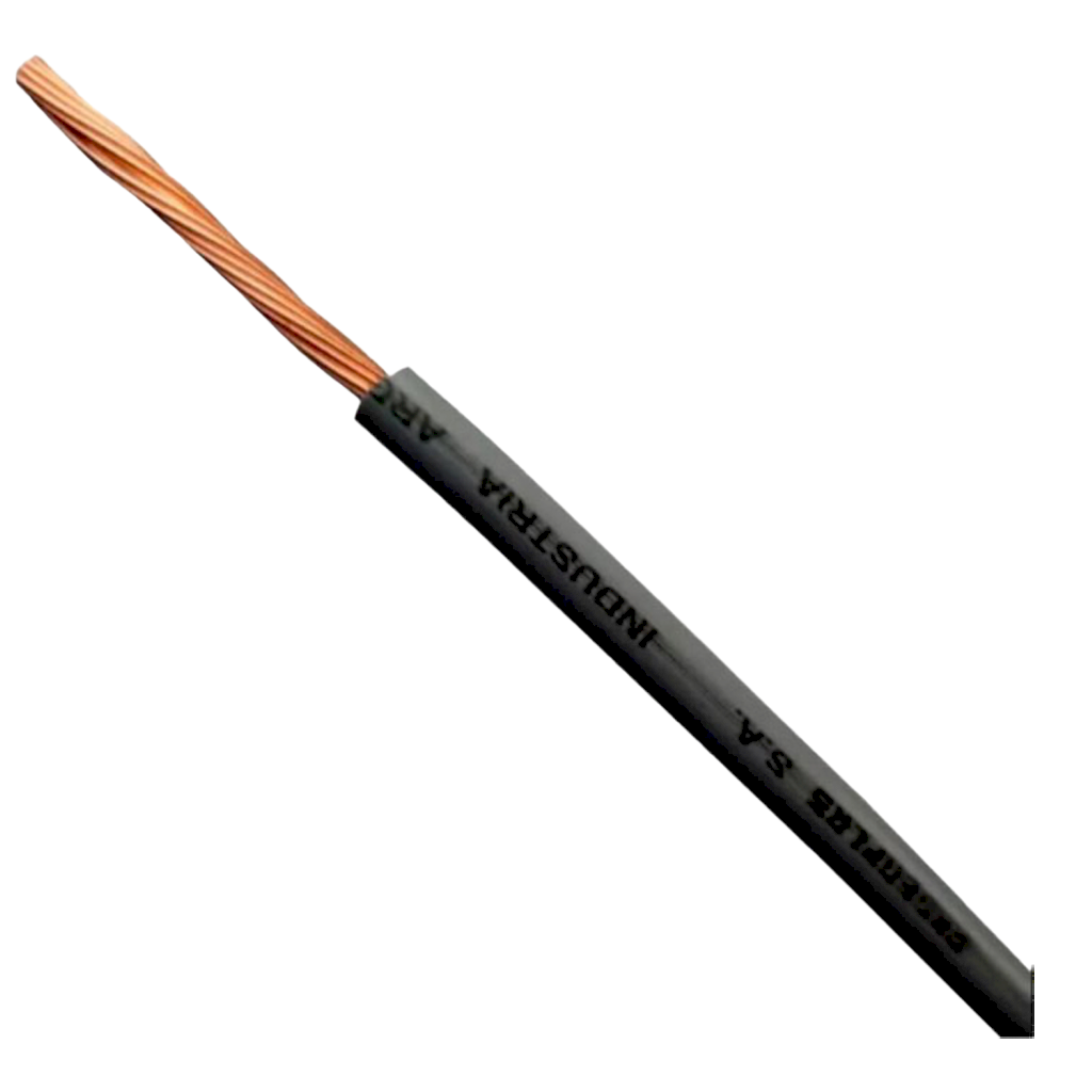 Cable Unipolar 1,50mm2 LS0H Negro (x 100Mts) Argenplas