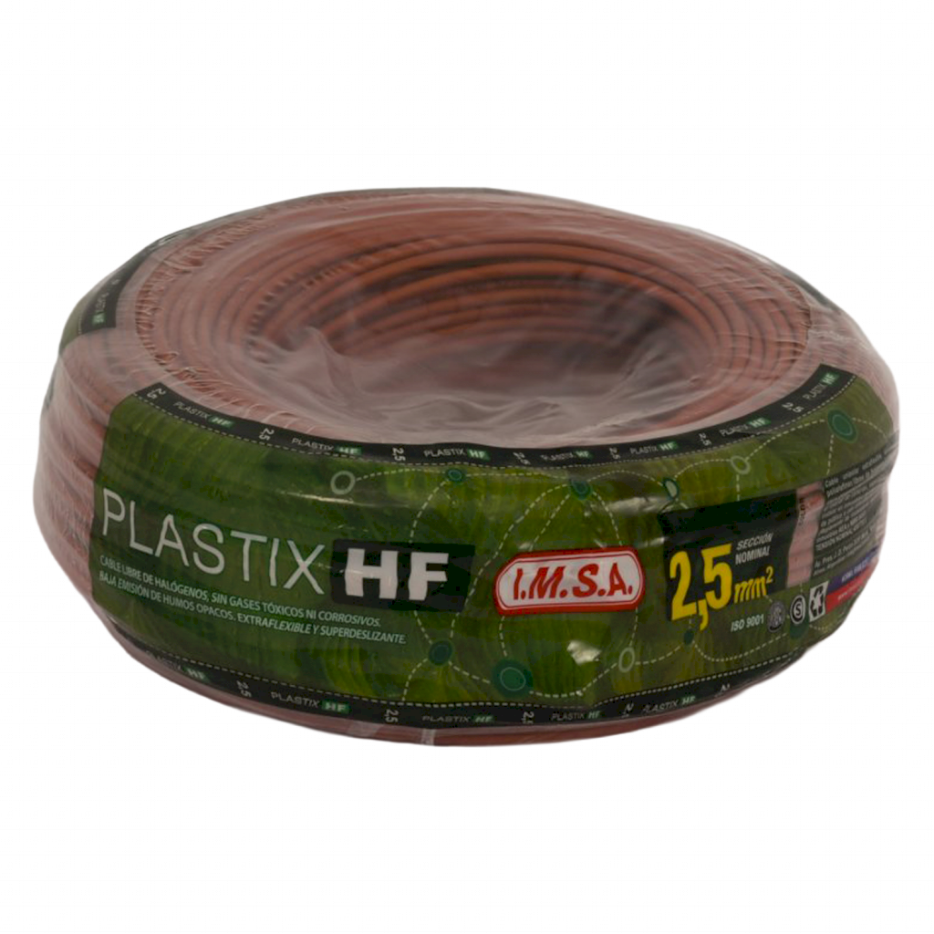 Cable Unipolar 2,50mm2 LS0H Marron (x 100Mts) Imsa