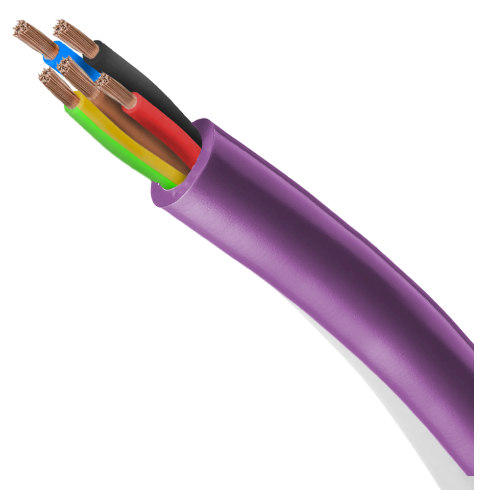 [27036] Cable Subterraneo 5x16mm2 70A PVC Violeta Argenplas