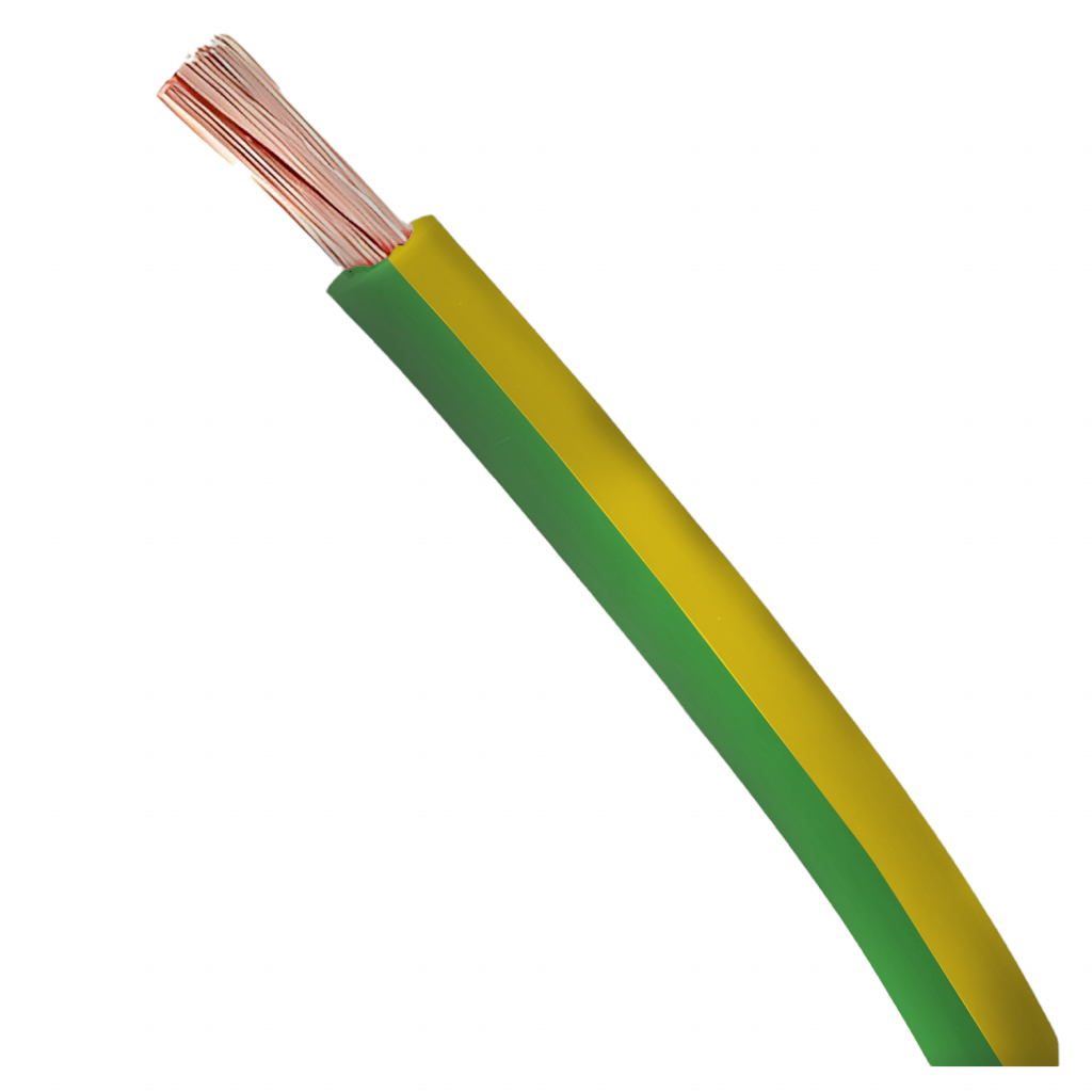 Cable Unipolar 16mm2 PVC Verde/Amarillo (x 1Mts) Argenplas