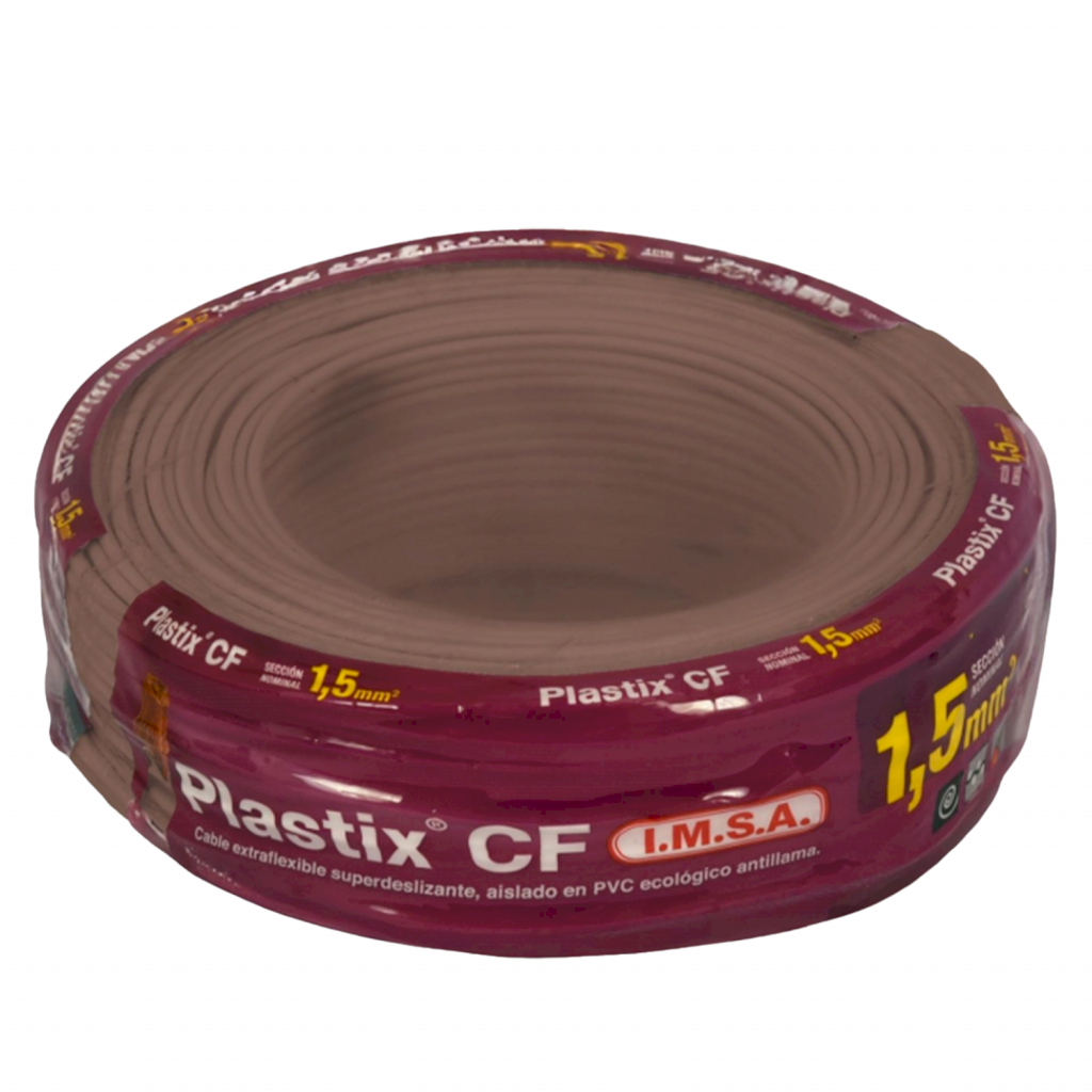 Cable Unipolar 1,50mm2 PVC Marron (x 30Mts) Imsa