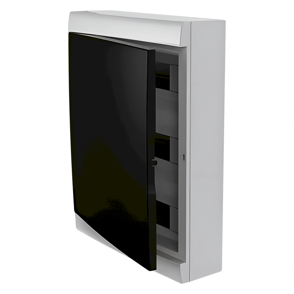 Tablero DIN Q-energy PVC Aplicar 36 Módulos Puerta Fume Interior IP30 Blanco Sistelectric