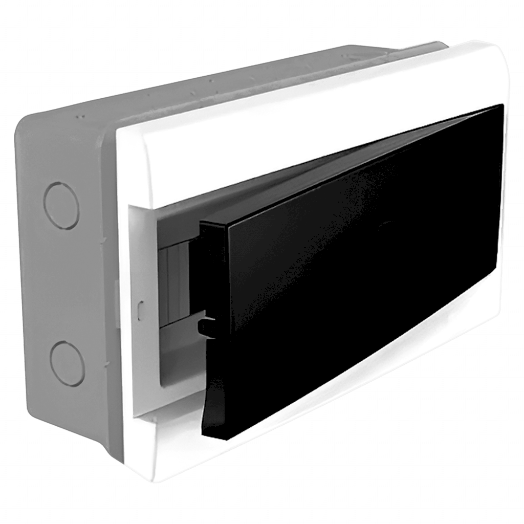 [31382] Tablero DIN PVC Embutir 16 Módulos Puerta Fume Interior IP30 Blanco Sistelectric