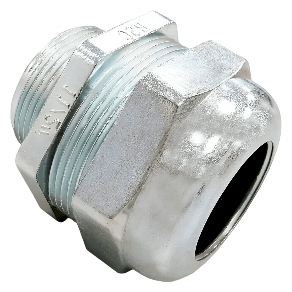 [1342] Prensacable de Zamak 1" Eléctrica S/Tuerca Acero Conextube