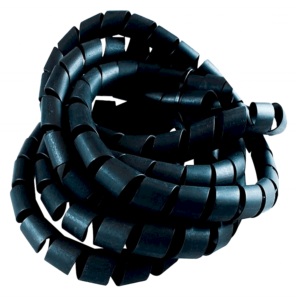 Cinta Helicoidal 1/4' Poliamida Negro Precintos Roda