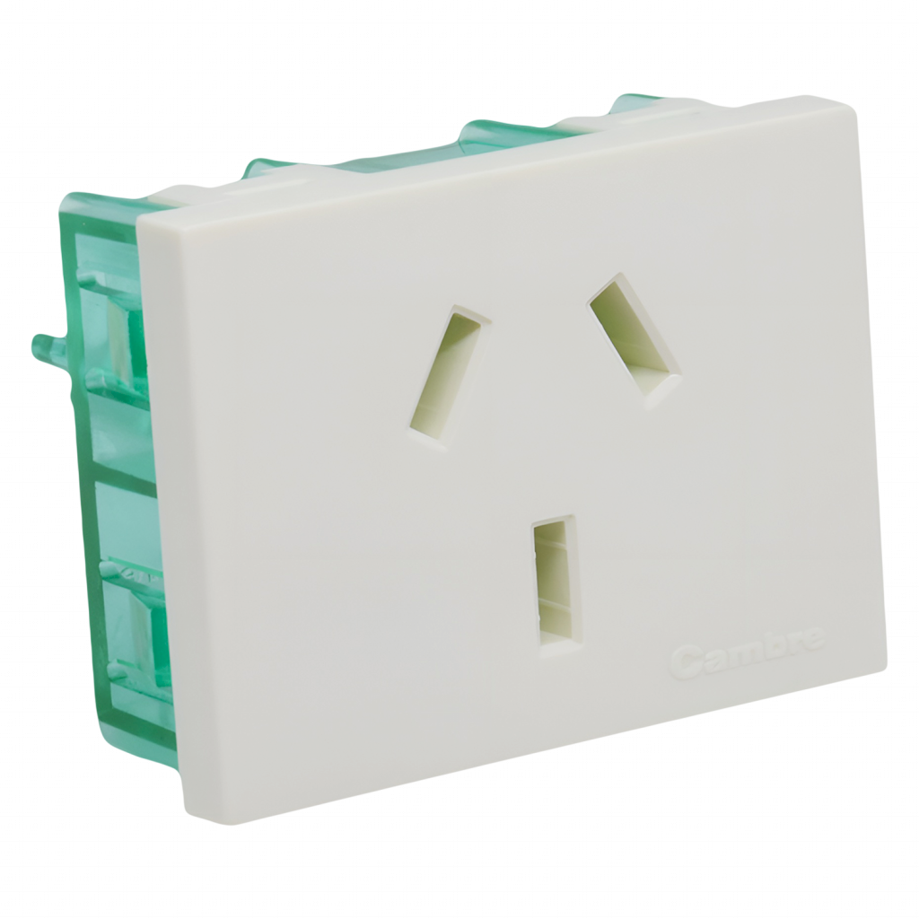 Toma C/Tierra Tres Pernos Chatos 20A Cambre