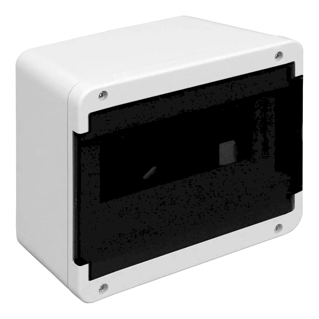 Tablero DIN PVC 4-8 Módulos C/Puerta Interior IP40 Blanco Roker