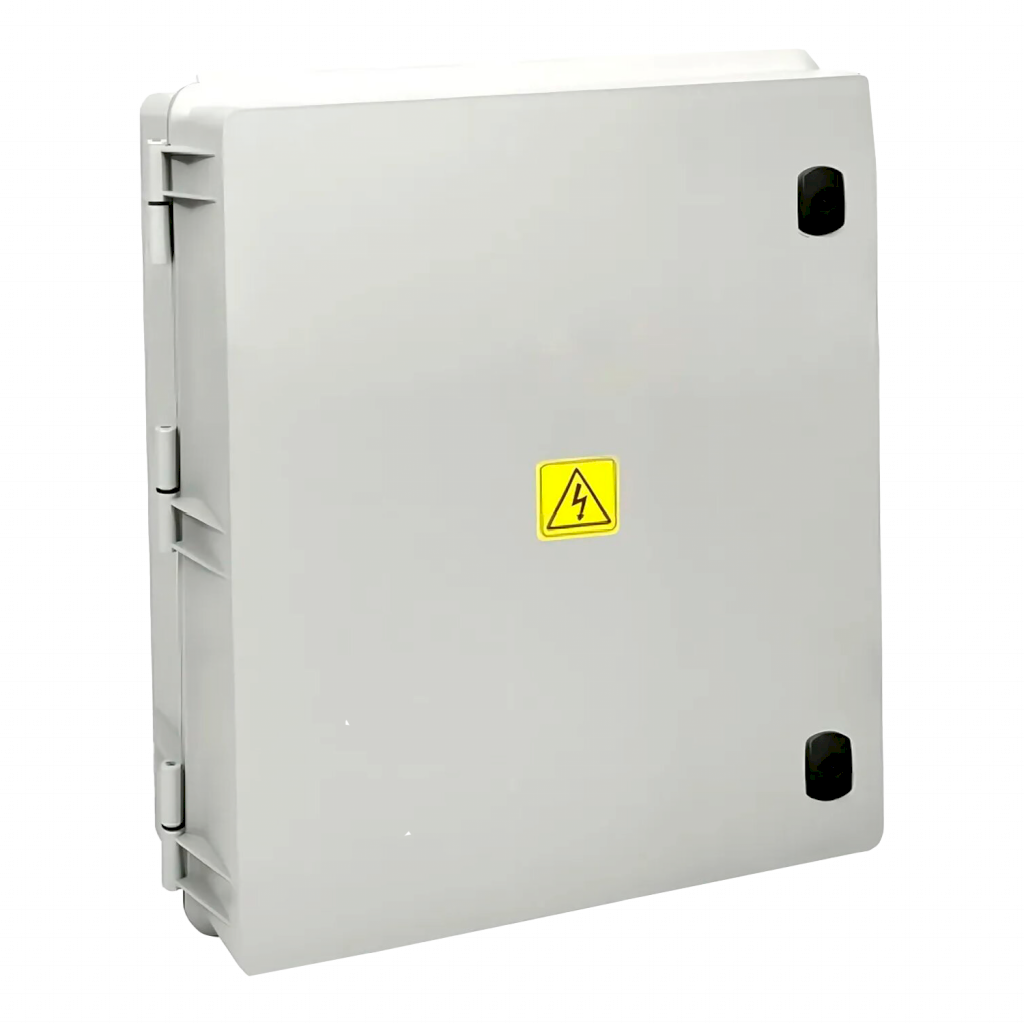 [6164] Caja de Paso PVC Estanca 435x525x210mm Tapa Opaca Gris Roker