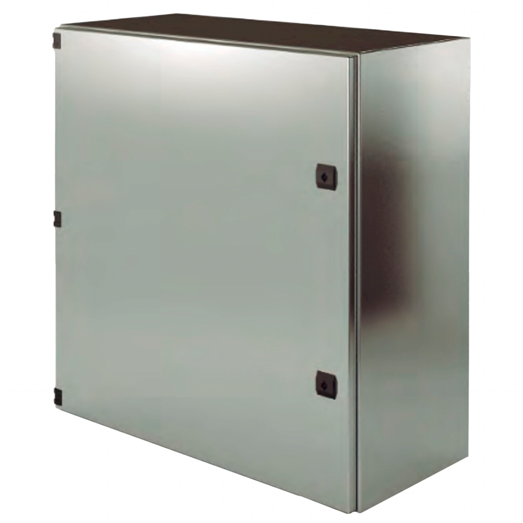 Gabinete S9000 Estanco Inoxidable IP55 C/Bandeja Galvanizada 450x450x150mm Genrod