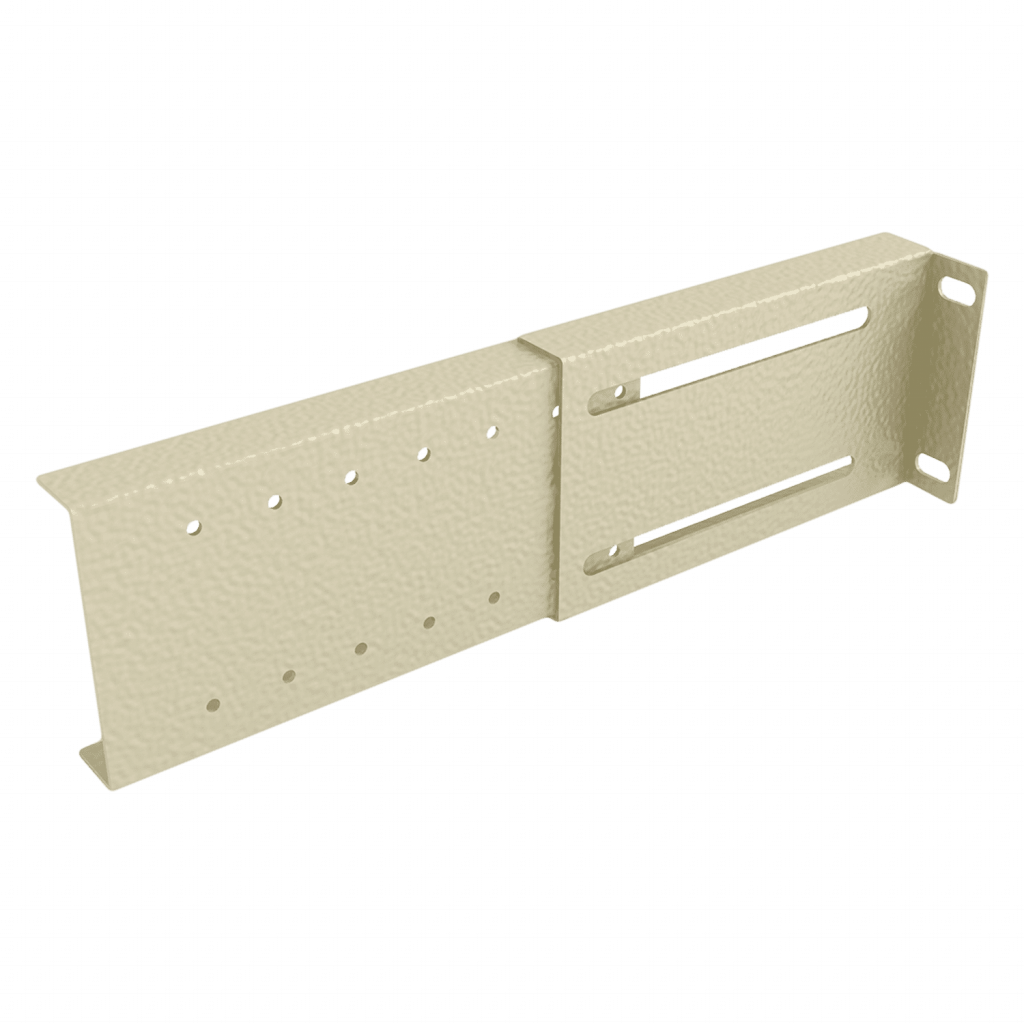 Soporte P/Riel Portaelementos de Chapa Acero 55x100mm 0 Módulos DIN Genrod