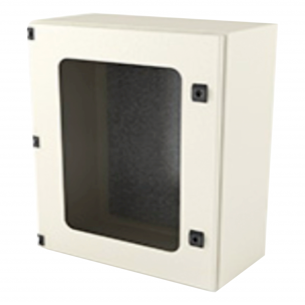 [27447] Gabinete S9000 Estanco Metal IP55 C/Visor 750x600x300mm Genrod