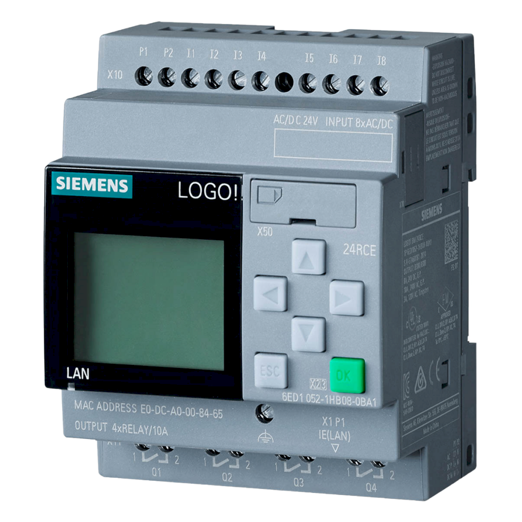 [31308] Logo! 8.3 24RCE 8ED + 4SR ETH S7/MB TCP C/Display Siemens