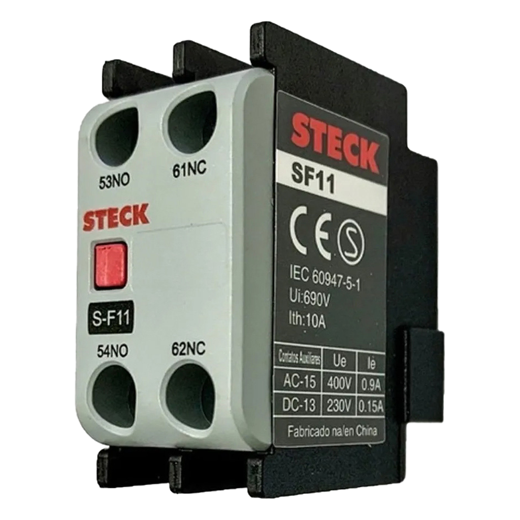 [31772] Contacto Auxiliar Frontal SF11 SK1/SD2 1NA+1NC 2P Steck Electric