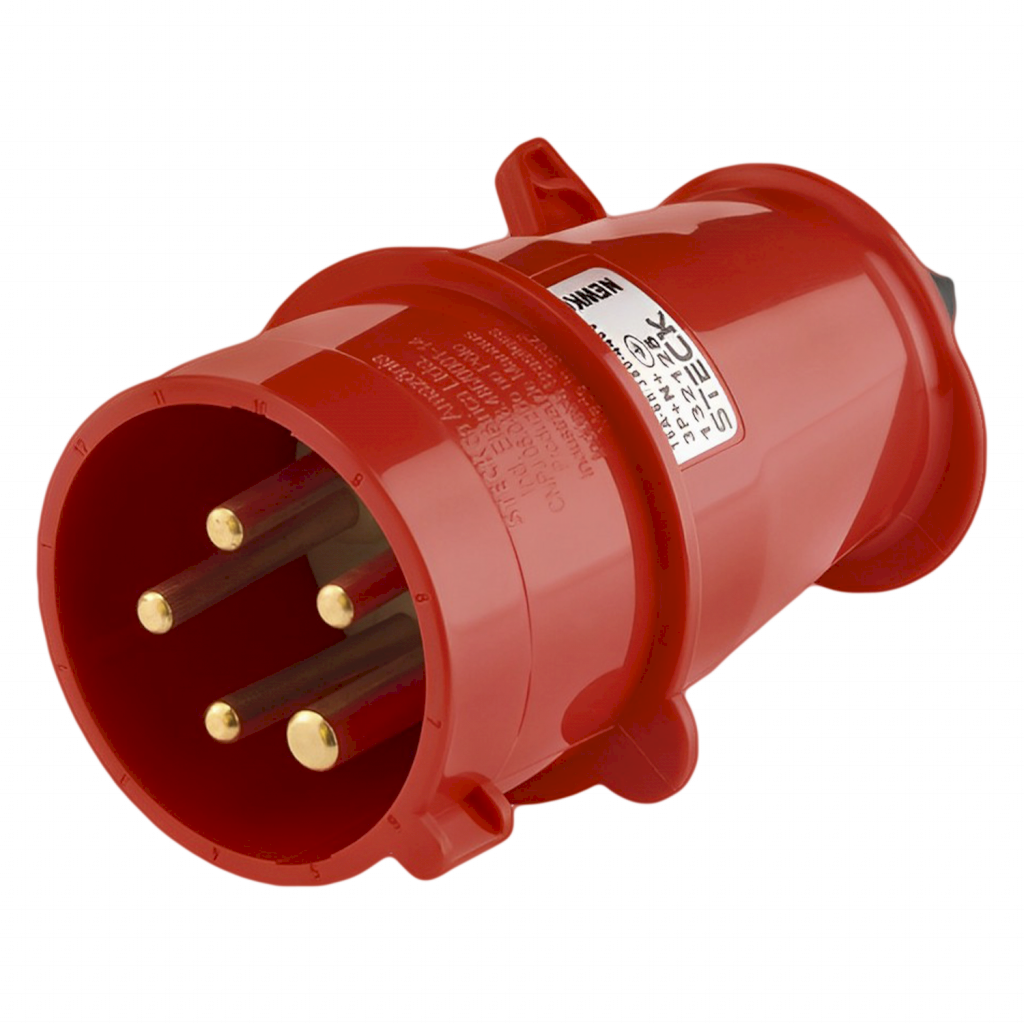 Ficha Industrial 16A 3P+N+T 380V Alargue IP44 Steck Electric