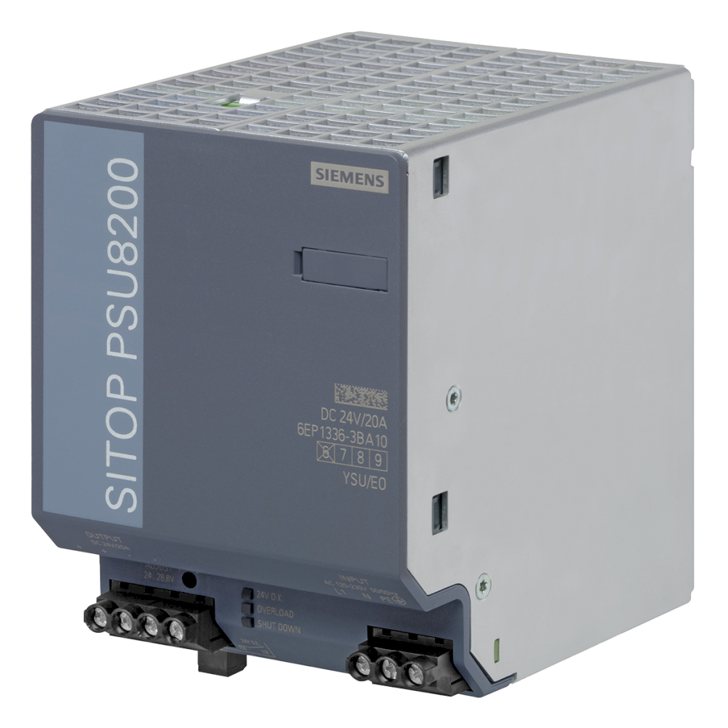 [1633] Fuente Monofásica PSU8200 E: 220V S: 24VCC 20A Siemens