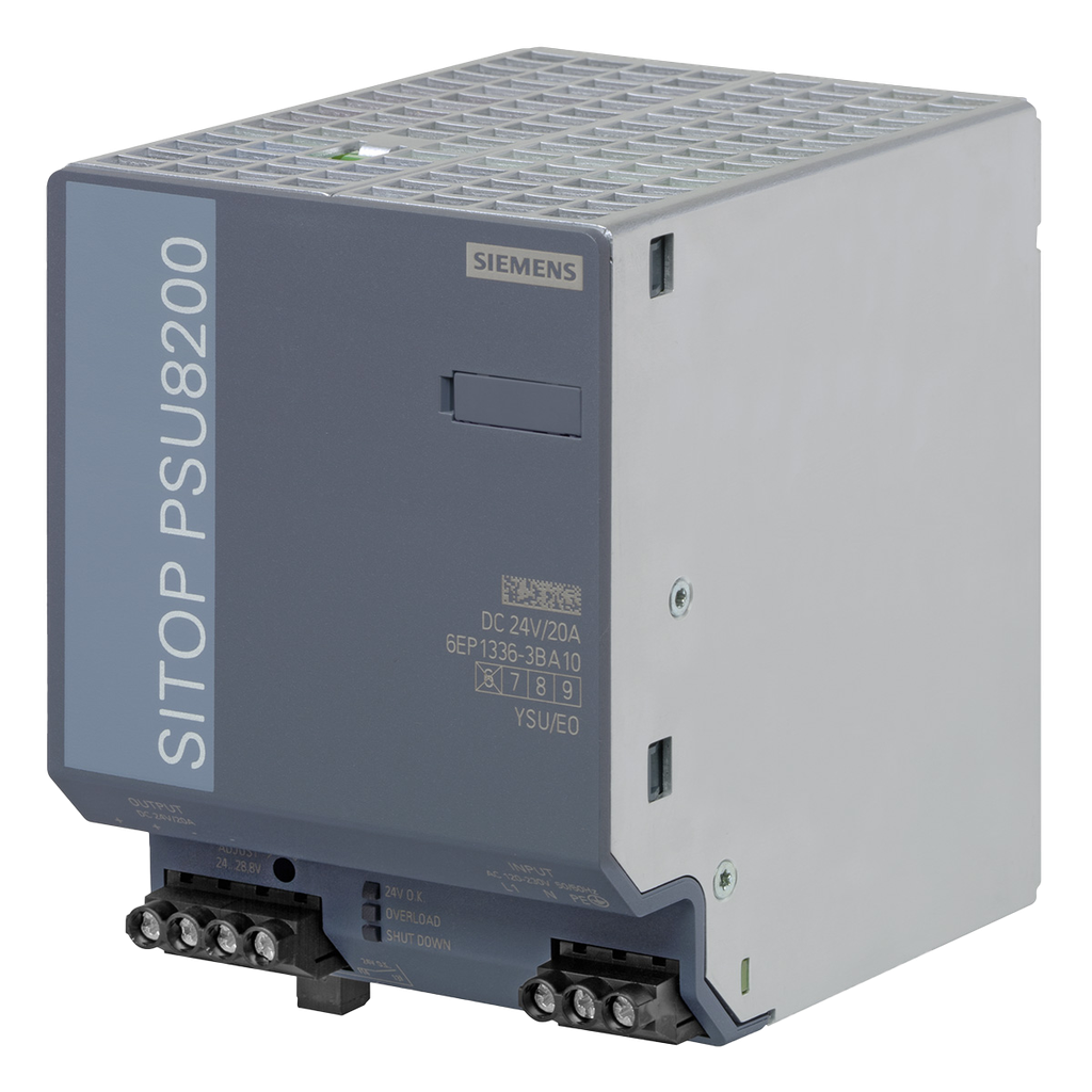 [1633] Fuente Monofásica PSU8200 E: 220V S: 24VCC 20A Siemens