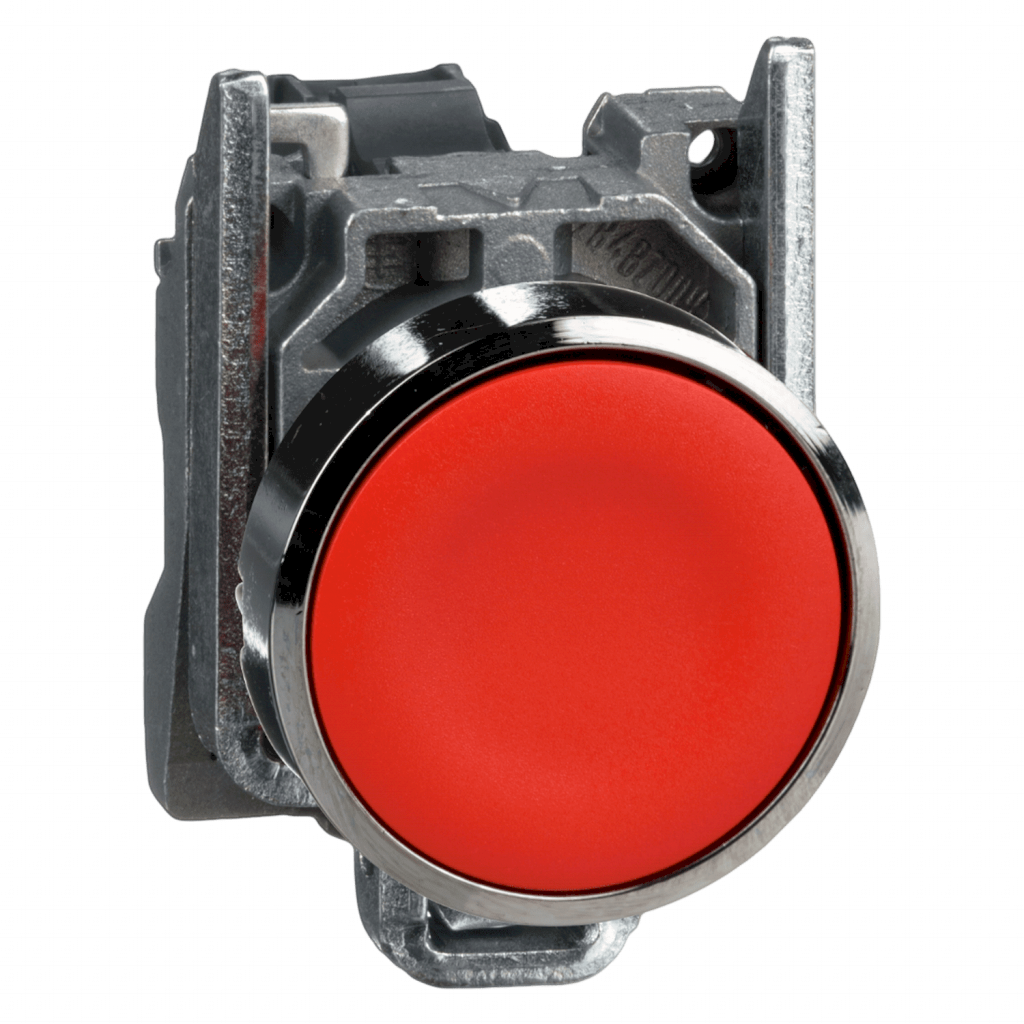 [1929] Pulsador XB4 Metálico Rojo 1NC Schneider Electric