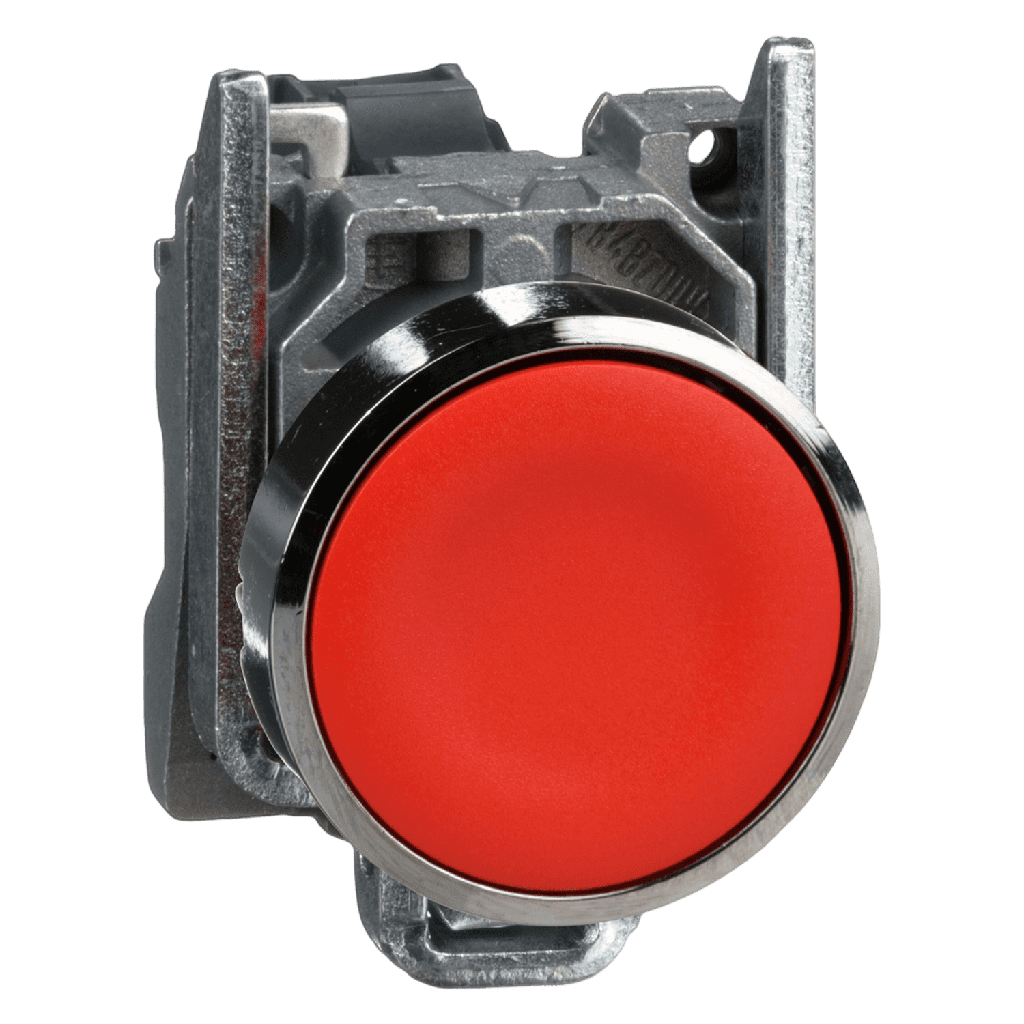 [1929] Pulsador XB4 Metálico Rojo 1NC Schneider Electric