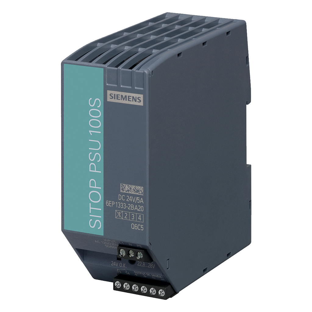 [14488] Fuente Monofásica PSU100S Smart E: 220V S: 24VCC 5A Siemens