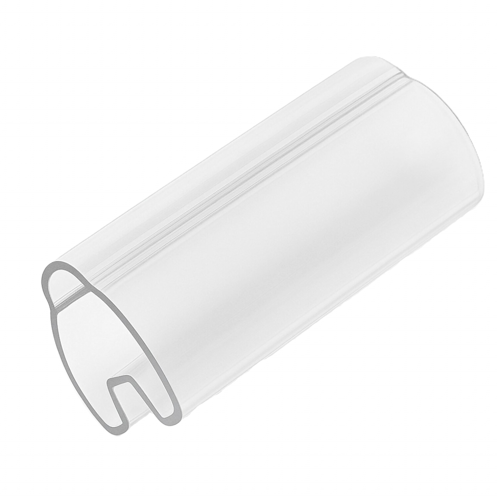 Tubito Portadígito 10mm de Largo Encastre 1,5 a 2,5mm2 Transparente Poliamida Hoyos