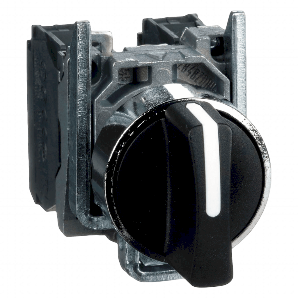 [21333] Perilla XB4 Metálica 3 Posiciones C/Retorno 2NA Maneta Corta Schneider Electric