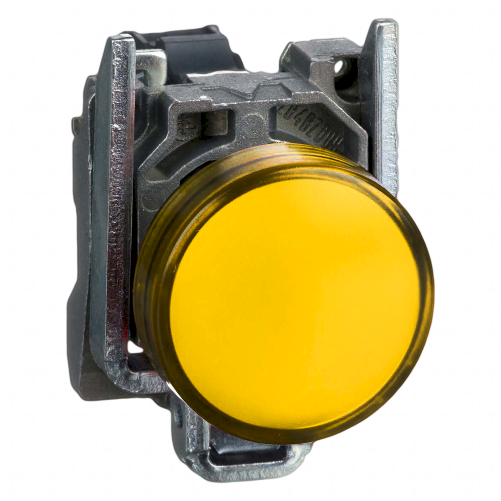 [21353] Ojo de Buey XB4 Metalico 24VCA/VCC 22mm Amarillo Schneider Electric