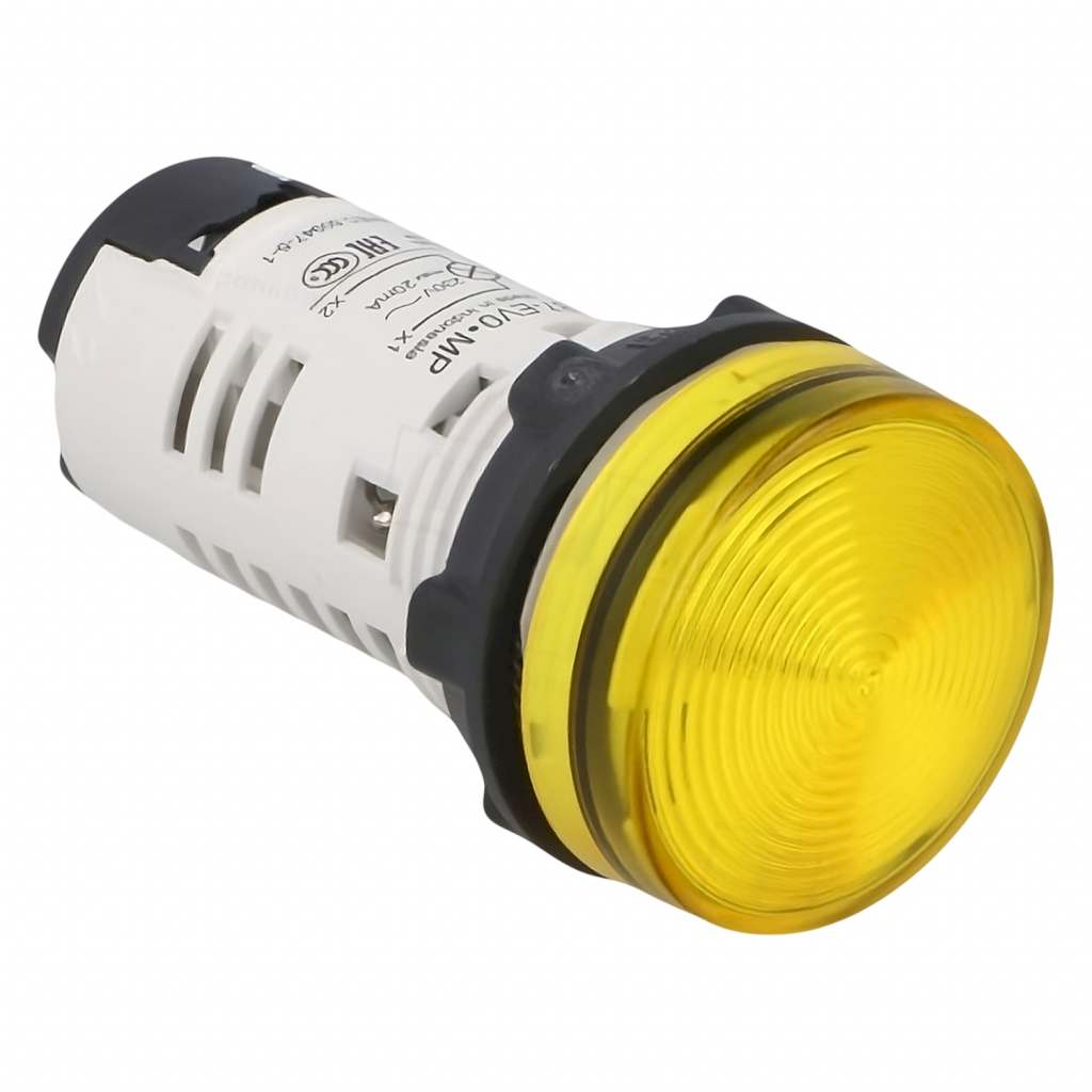 Ojo de Buey XB7 Plástico 220VCA/VCC 22mm Led Amarillo Schneider Electric