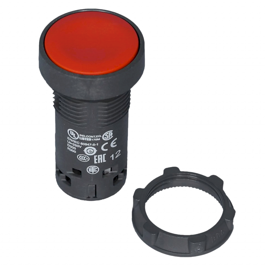 Pulsador XB7 Plástico Rojo 1NC Schneider Electric