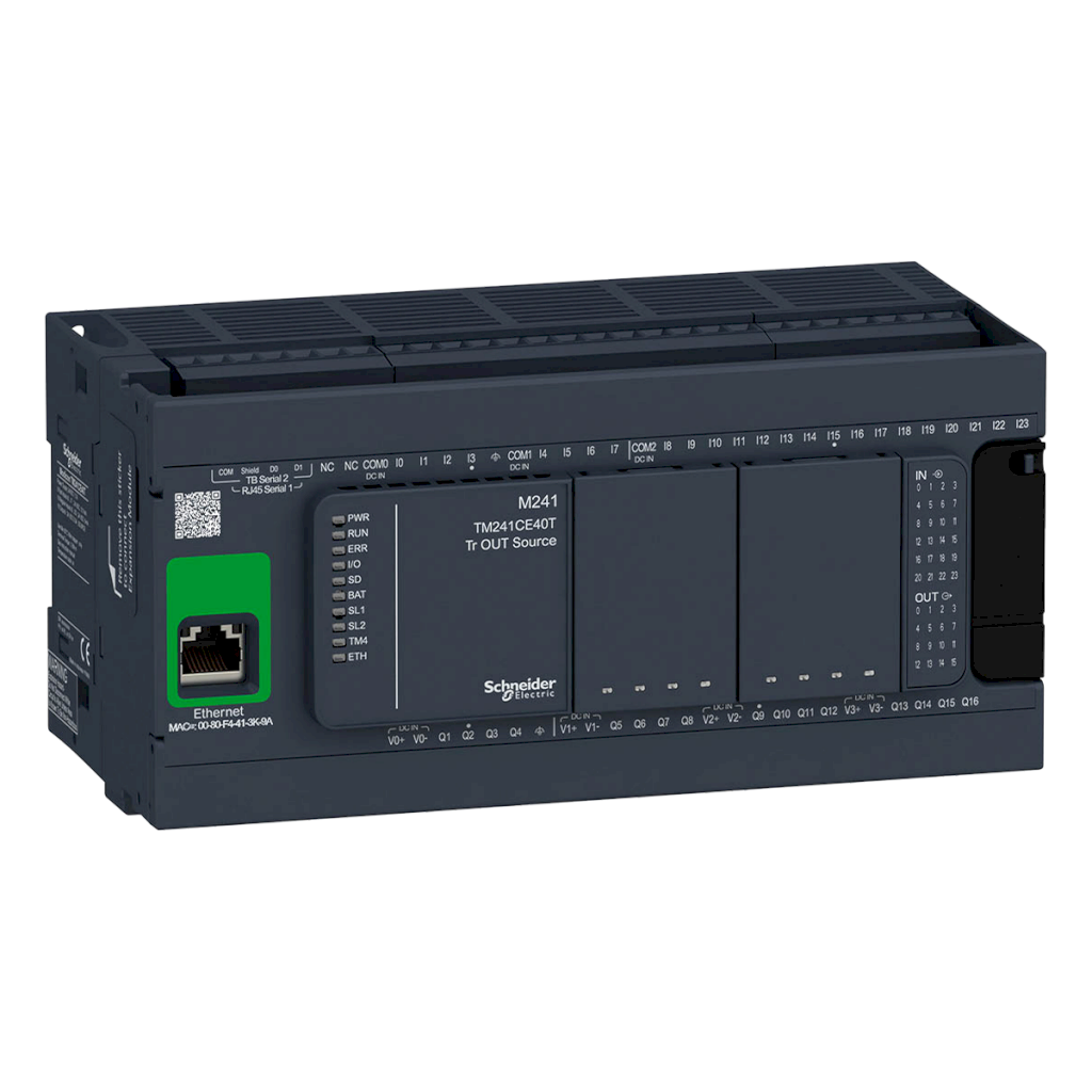 [21733] CPU M241 (24DI/16DO) 1xMB RTU 1xMB TCP 24VCC Schneider Electric