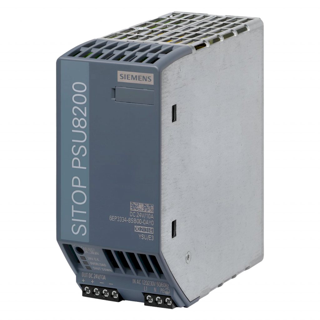 Fuente Monofásica PSU8200 E: 220V S: 24VCC 10A Siemens