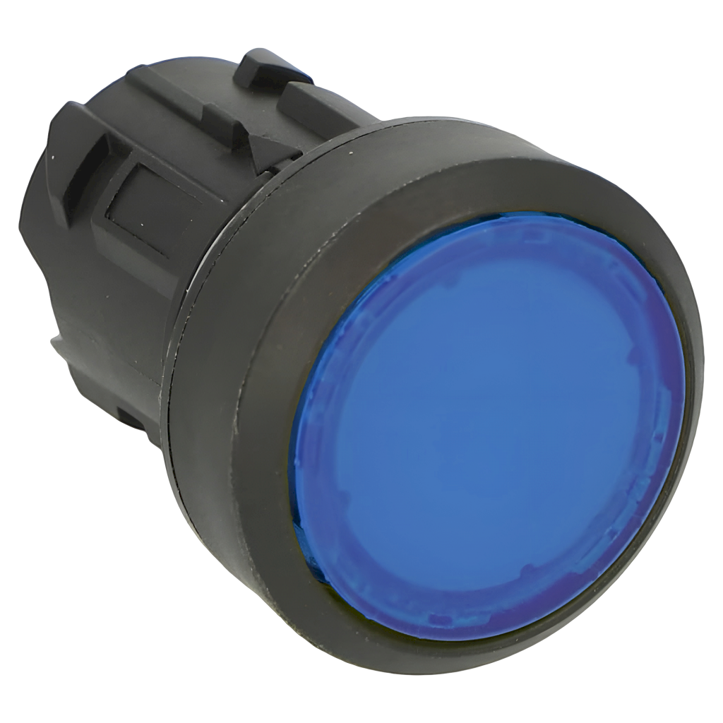 Cabezal Pulsador 3SU ACT Plástico Luminoso S/Soporte S/Led Azul Siemens