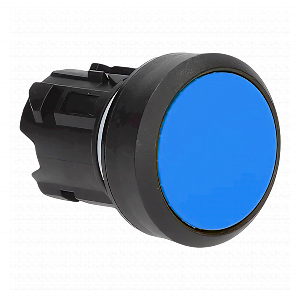 [24003] Cabezal Pulsador 3SU ACT Plástico S/Soporte Azul Siemens