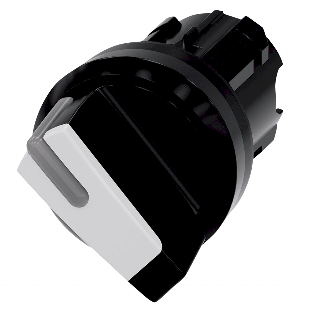 [24034] Cabezal Perilla 3SU ACT 2 Posiciones S/Retención Blanca Siemens